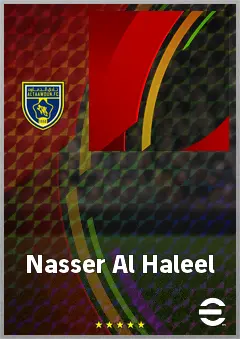 Nasser Al Haleel eFootball 2026 player card, 62 OVR CB