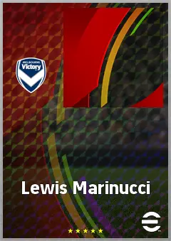 Lewis Marinucci eFootball 2026 player card, 61 OVR CB
