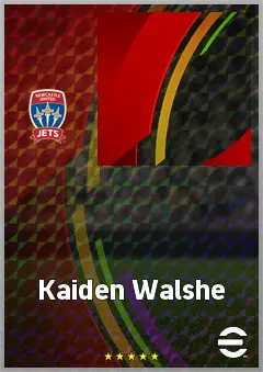 Kaiden Walshe eFootball 2026 player card, 59 OVR CB
