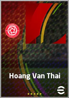 Hoang Van Thai eFootball 2026 player card, 59 OVR CMF