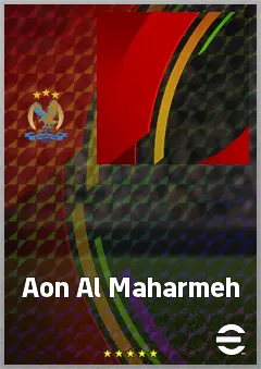 Aon Al Maharmeh eFootball 2026 player card, 65 OVR CMF