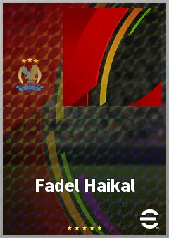 Fadel Haikal eFootball 2026 player card, 64 OVR DMF
