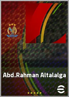 Abd.Rahman Altalalga eFootball 2026 player card, 61 OVR GK