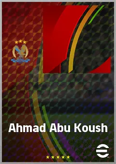 Ahmad Abu Koush eFootball 2026 player card, 61 OVR CB
