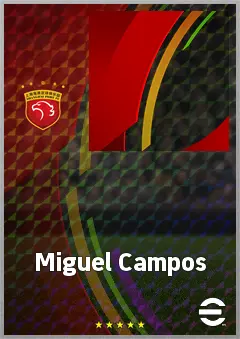 Miguel Campos eFootball 2026 player card, 71 OVR CB