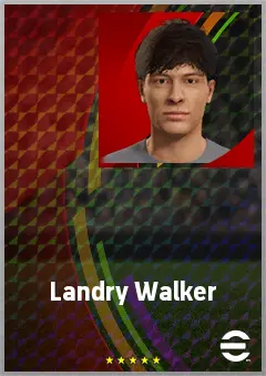 Landry Walker eFootball 2026 player card, 59 OVR DMF
