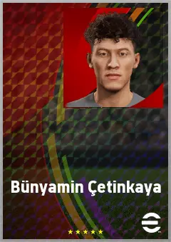 Bünyamin Çetinkaya eFootball 2026 player card, 59 OVR CF