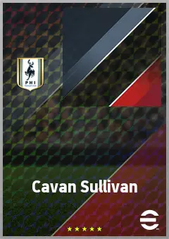 Cavan Sullivan eFootball 2026 player card, 66 OVR AMF