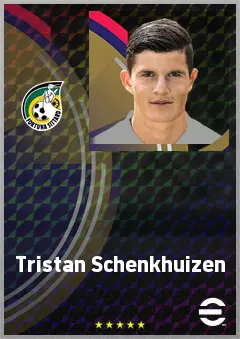 Tristan Schenkhuizen eFootball 2026 player card, 63 OVR DMF