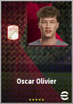 Oscar Olivier eFootball 2026 player card, 62 OVR RB
