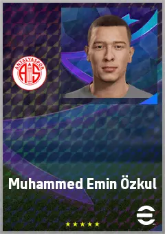 Muhammed Emin Özkul eFootball 2026 player card, 61 OVR CB