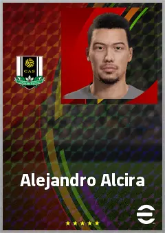 Alejandro Alcira eFootball 2026 player card, 64 OVR CB
