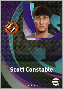 Scott Constable eFootball 2026 player card, 63 OVR DMF