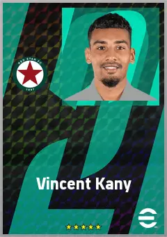 Vincent Kany eFootball 2026 player card, 61 OVR CB
