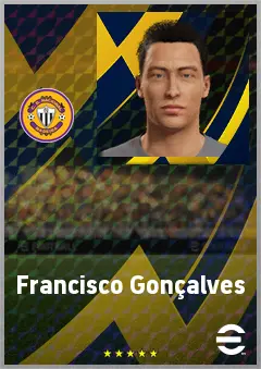 Francisco Gonçalves eFootball 2026 player card, 66 OVR CB