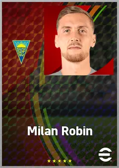 Milan Robin eFootball 2026 player card, 67 OVR CMF