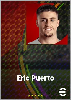 Eric Puerto eFootball 2026 player card, 68 OVR GK