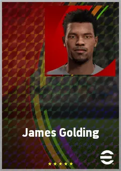 James Golding eFootball 2026 player card, 64 OVR CB