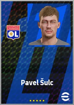 Pavel Šulc eFootball 2026 player card, 75 OVR AMF