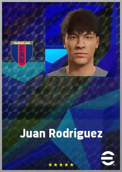 Juan Rodríguez eFootball 2026 player card, 71 OVR CB