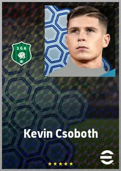 Kevin Csoboth eFootball 2026 player card, 69 OVR LWF