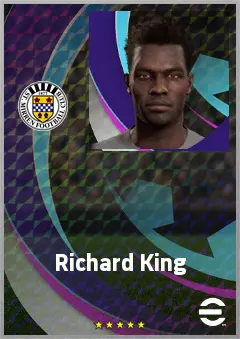 Richard King eFootball 2026 player card, 69 OVR CB