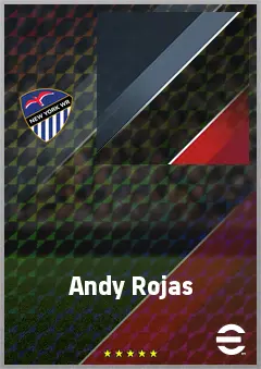 Andy Rojas eFootball 2026 player card, 67 OVR LWF