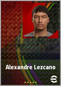 Alexandre Lezcano eFootball 2026 player card, 67 OVR GK