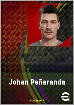 Johan Peñaranda eFootball 2026 player card, 67 OVR GK