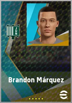 Brandon Márquez eFootball 2026 player card, 67 OVR CF