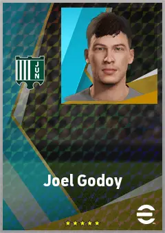 Joel Godoy eFootball 2026 player card, 71 OVR LB
