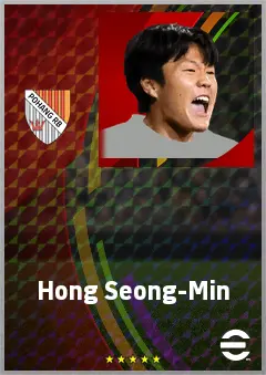 Hong Seong-Min eFootball 2026 player card, 64 OVR GK