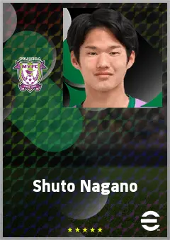 Nagano Shuto eFootball 2026 player card, 64 OVR CB