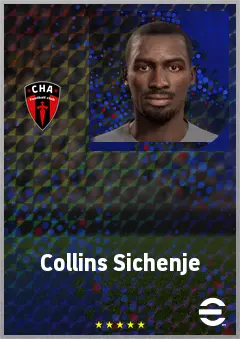 Collins Sichenje eFootball 2026 player card, 69 OVR CB