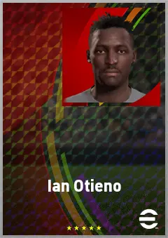 Ian Otieno eFootball 2026 player card, 67 OVR GK