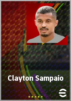 Clayton Sampaio eFootball 2026 player card, 70 OVR CB