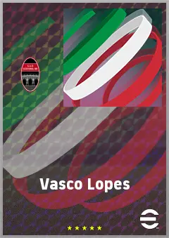Vasco Lopes eFootball 2026 player card, 69 OVR RWF