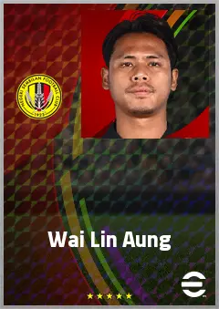 Wai Lin Aung eFootball 2026 player card, 61 OVR DMF