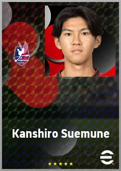 Suemune Kanshiro eFootball 2026 player card, 60 OVR AMF