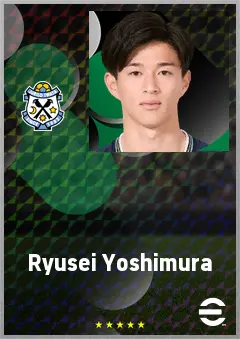 Yoshimura Ryusei eFootball 2026 player card, 62 OVR LB