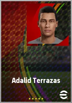 Adalid Terrazas eFootball 2026 player card, 67 OVR AMF