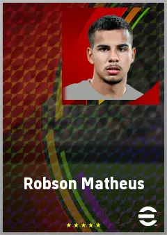 Robson Matheus eFootball 2026 player card, 68 OVR CMF