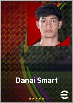 Danai Smart eFootball 2026 player card, 62 OVR CF