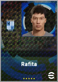 Rafita eFootball 2026 player card, 63 OVR CMF