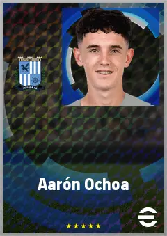 Aarón Ochoa eFootball 2026 player card, 65 OVR AMF