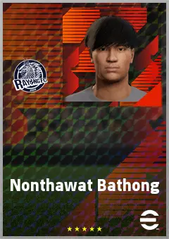 Nonthawat Bathong eFootball 2026 player card, 62 OVR CB