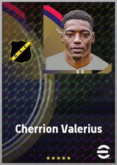 Cherrion Valerius eFootball 2026 player card, 69 OVR RB