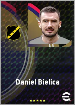 Daniel Bielica eFootball 2026 player card, 70 OVR GK