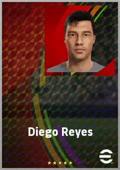Diego Reyes eFootball 2026 player card, 64 OVR CF