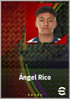 Ángel Rico eFootball 2026 player card, 66 OVR AMF